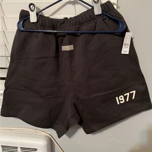 Fear of God Iron Athletic Shorts with '1977' Design Essentials